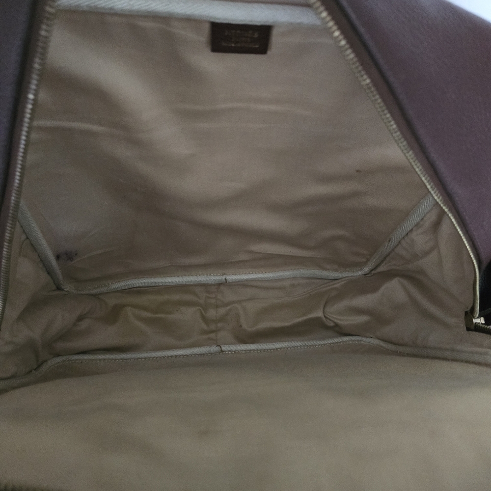Hermès Helena Messenger Bag in Tobacco Leather and Toile Canvas Authentic - Picture 16 of 16